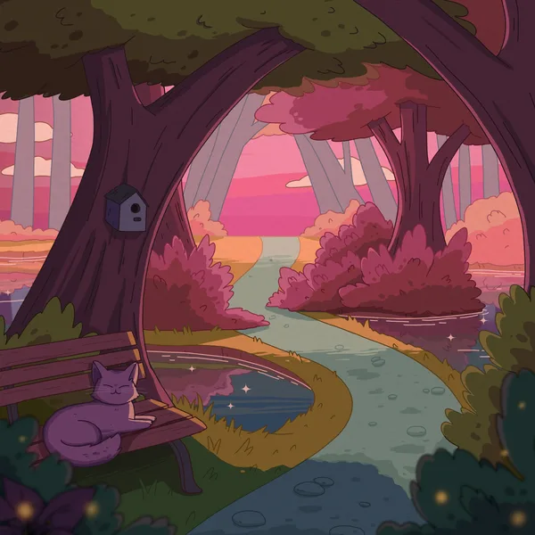 Album cover of Tranquil Trails by Purrple Cat